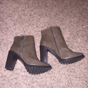 Brown Target Booties